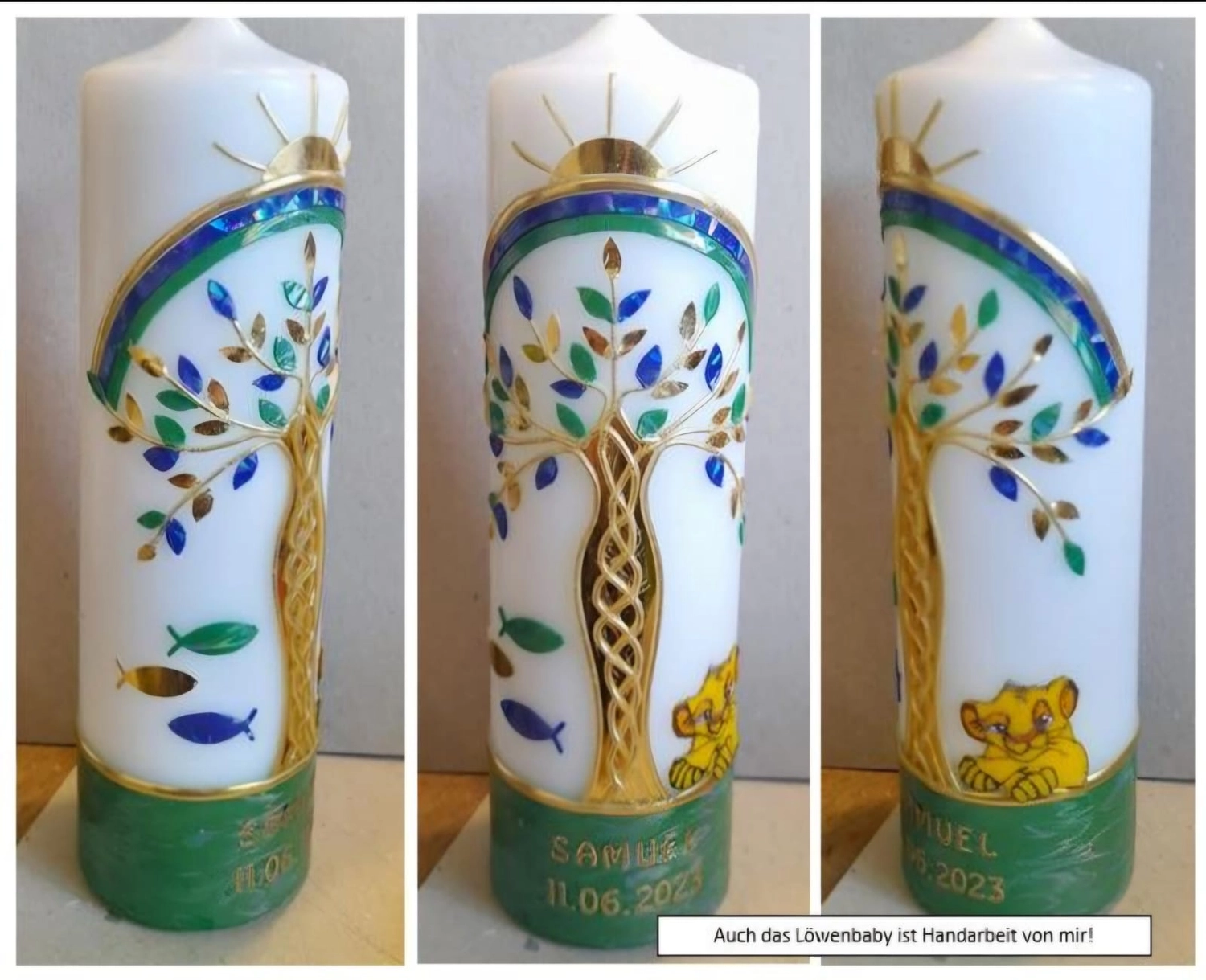Christine E. Birndorfer - Kreativität, Handwerk & regionale Kunst - Taufkerzen