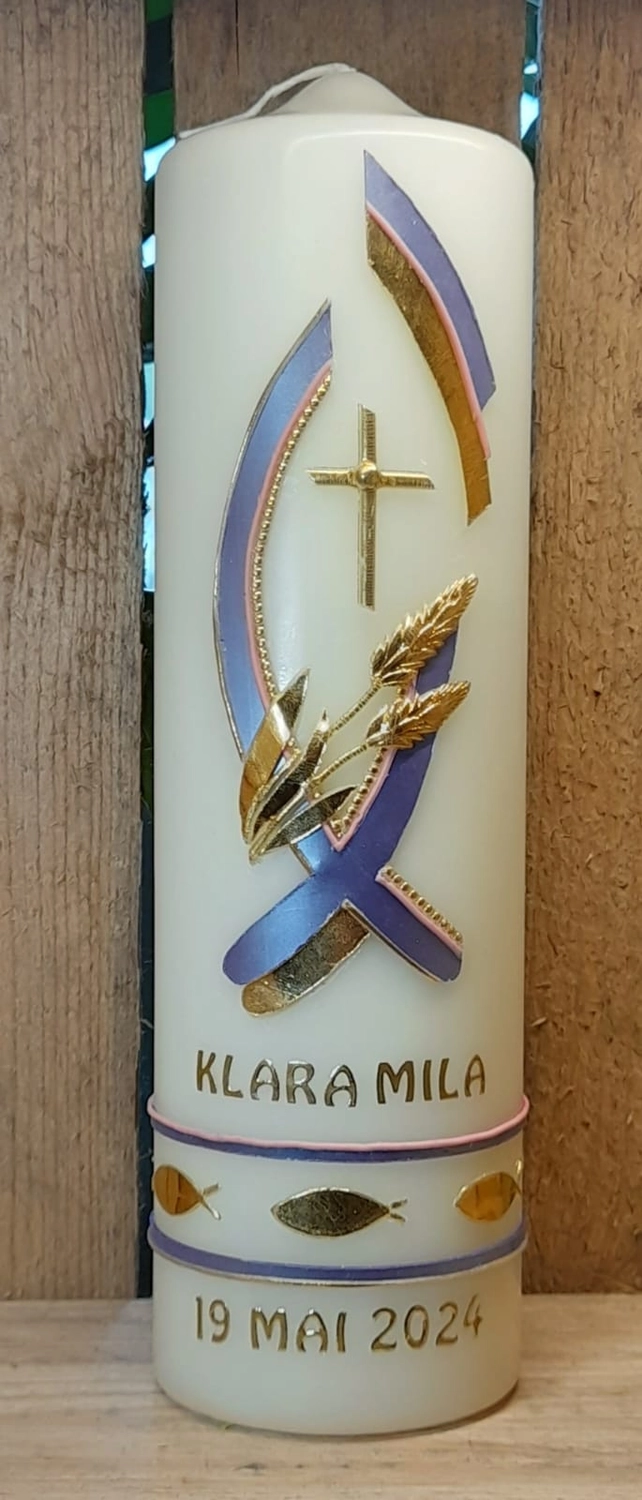 Christine E. Birndorfer - Kreativität, Handwerk & regionale Kunst - Kommunionkerzen