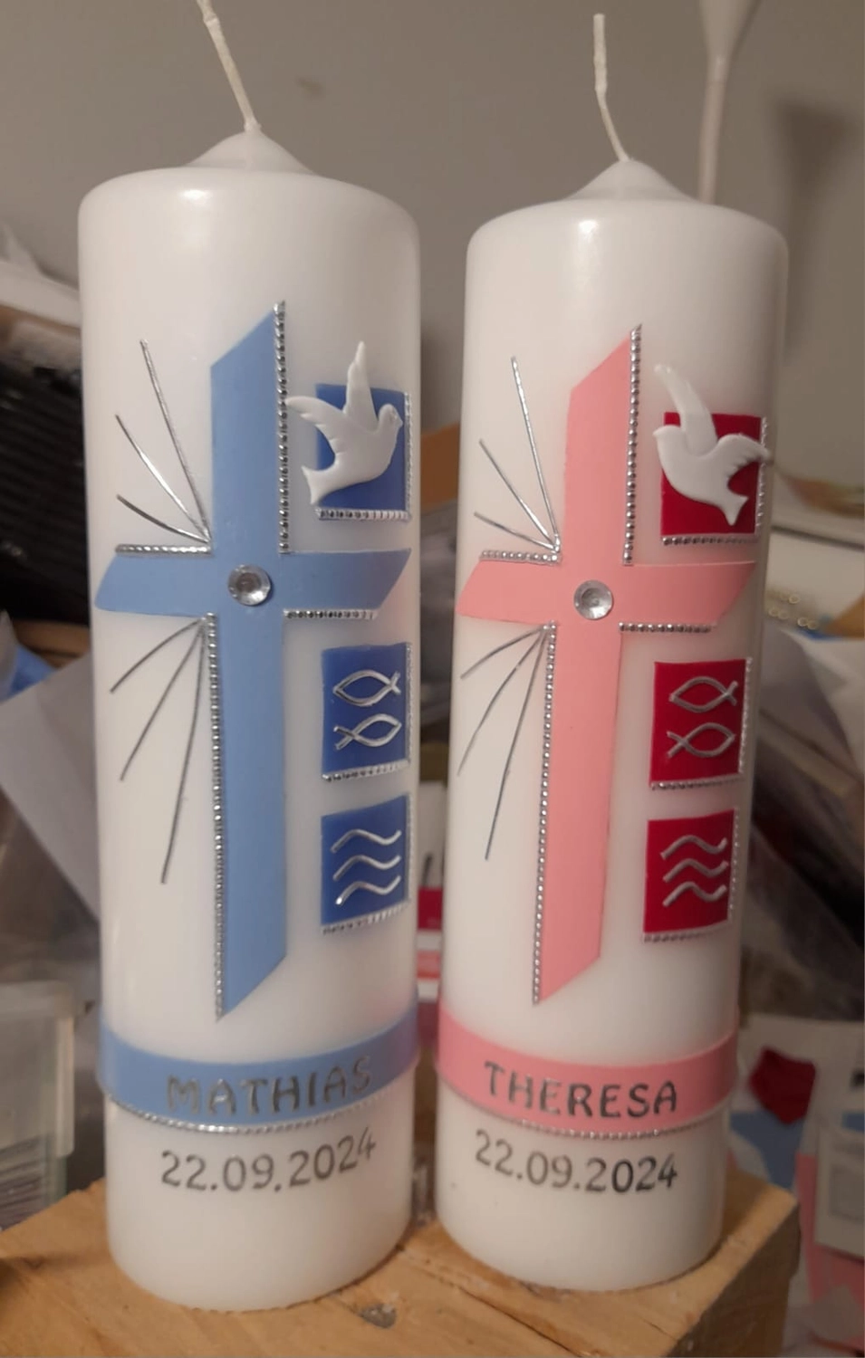 Christine E. Birndorfer - Kreativität, Handwerk & regionale Kunst - Taufkerzen